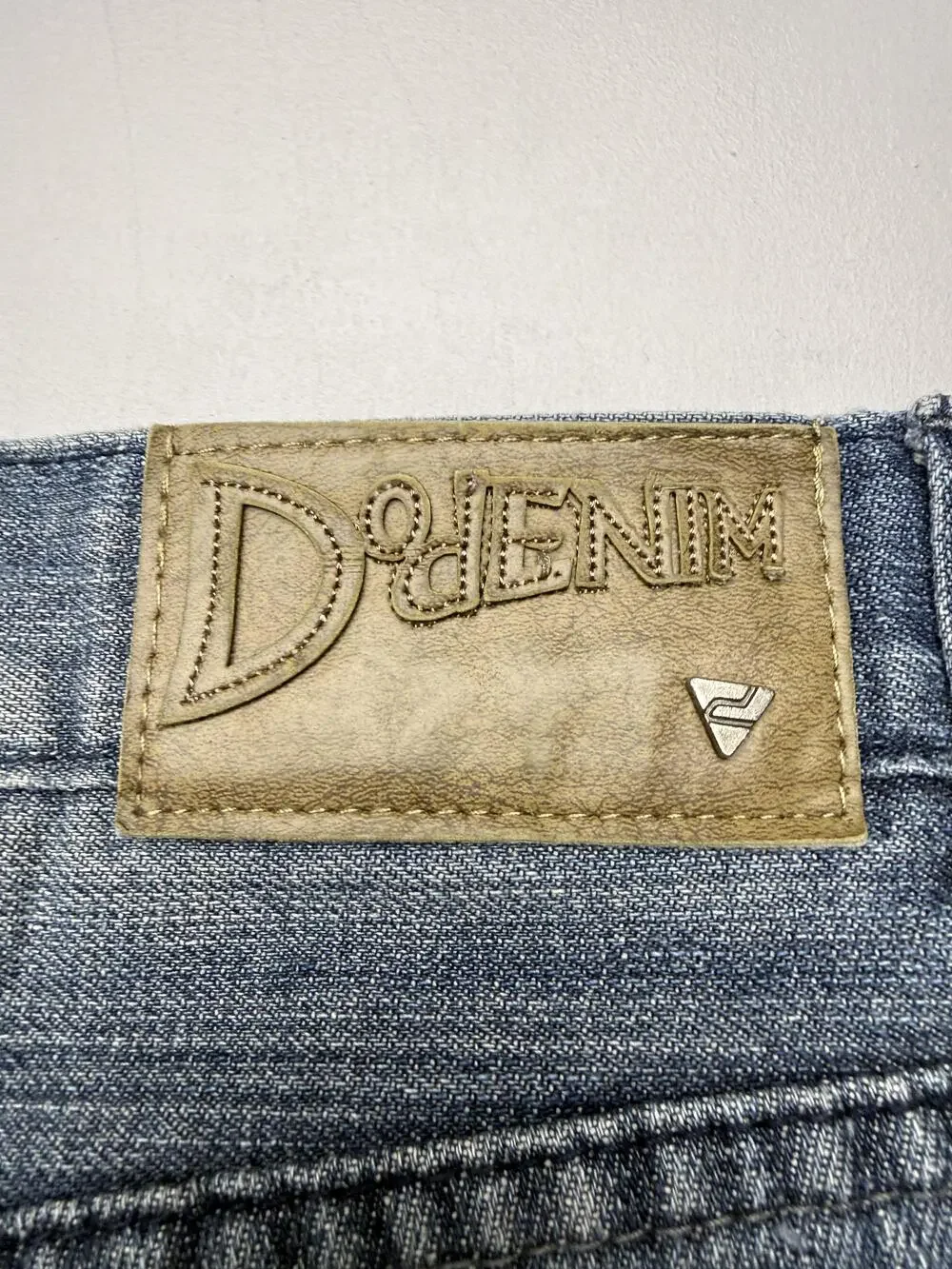 Do Denim Jeans Mens 36x32 Blue Med Wash Denim Relaxed Straight Casual RA-058